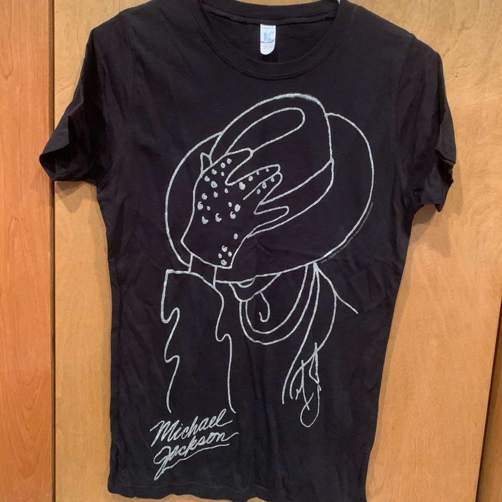 Michael Jackson Glitter Portrait Shirt - L
